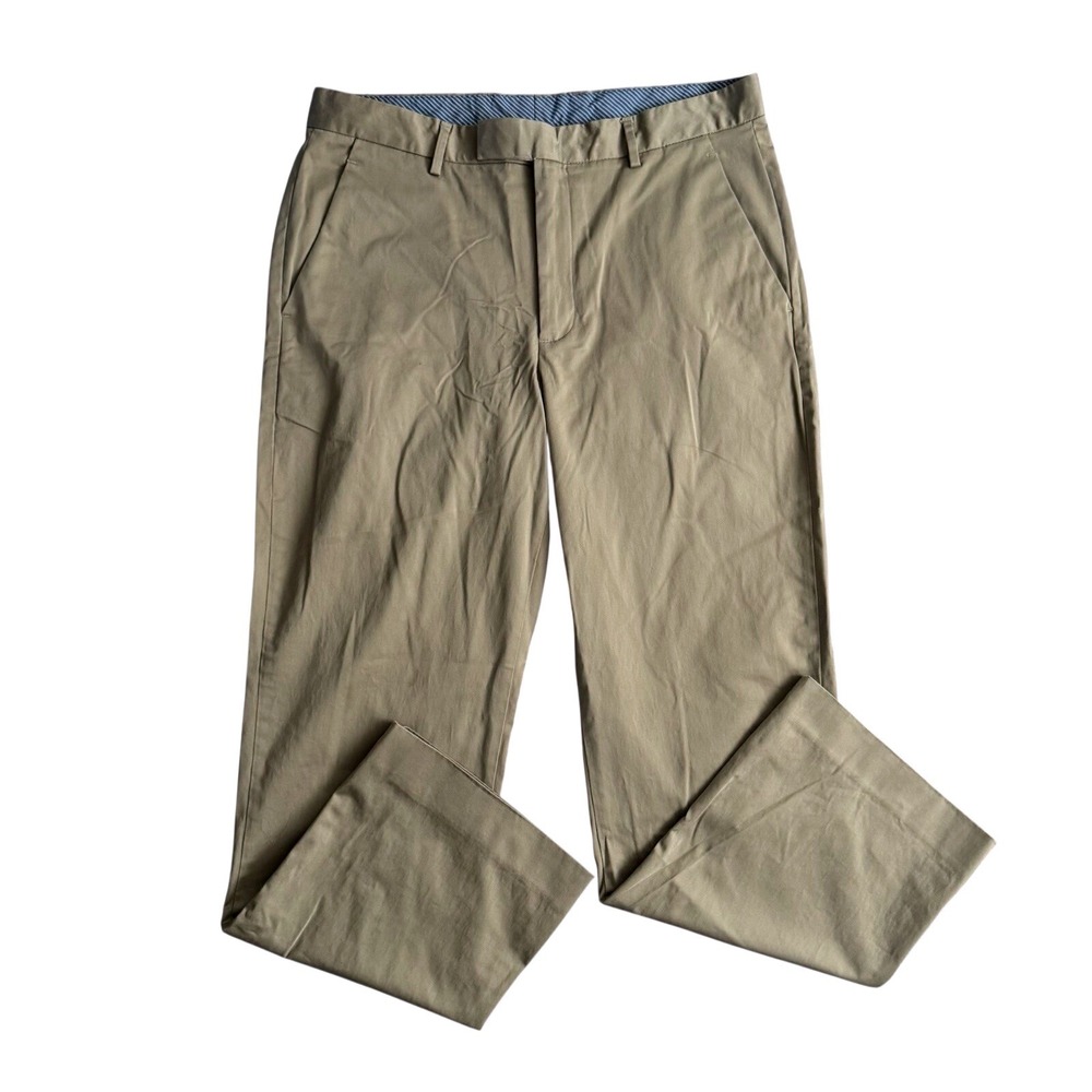 Gap Pants Mens size 36x32 Tan Chino Khakis Straight Leg Hook and Eye Close
